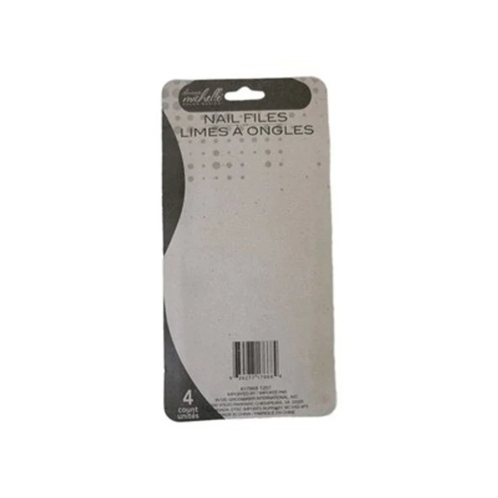 Donna Michelle Salon Basics Nail Files Vintage Pink 3 In Package